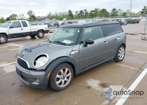 2009 Mini Cooper S Clubman из США, поврежденный, VIN WMWMM335X9TP93430